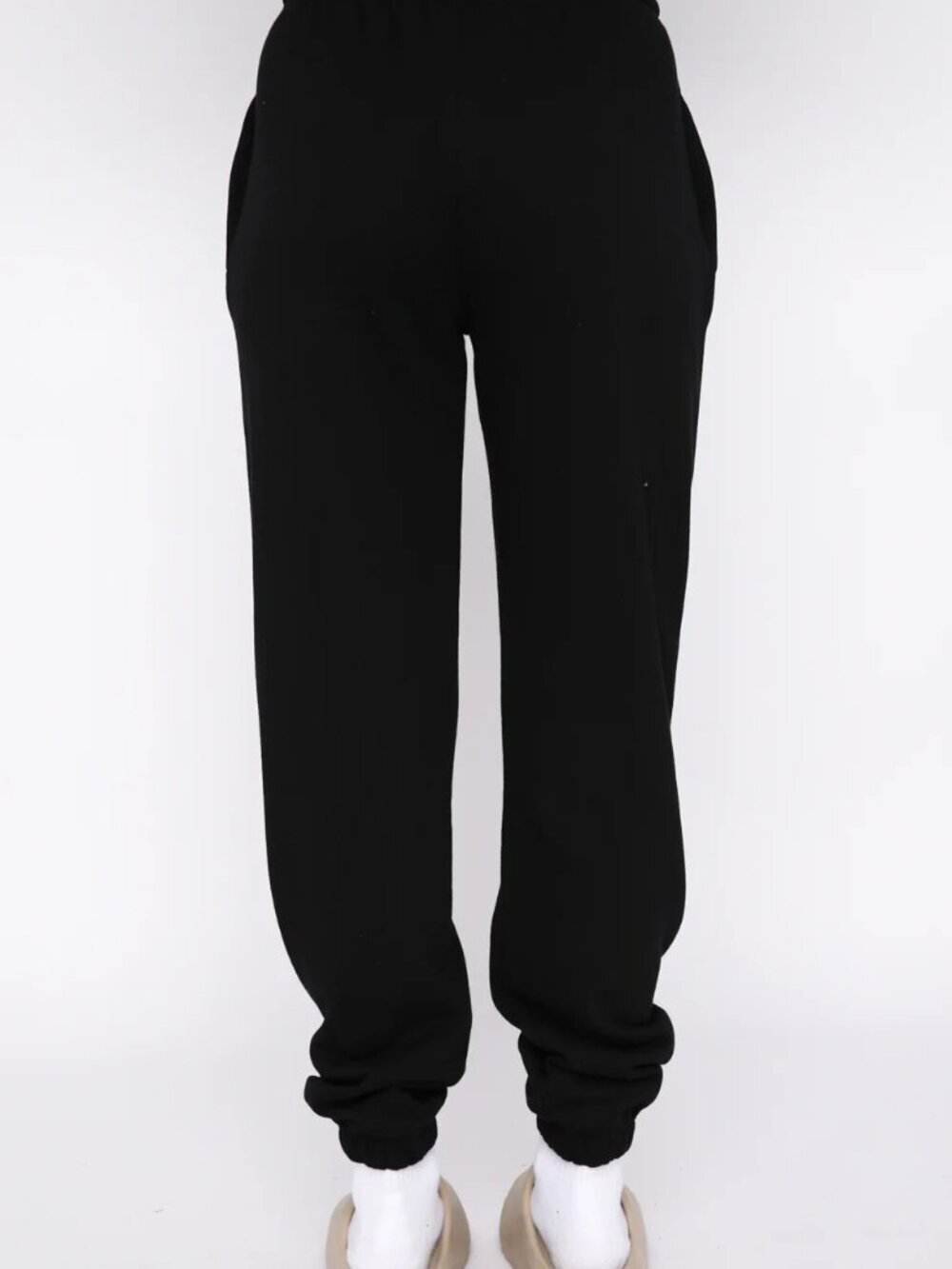 White Fox Lounge SET Crewneck Sweater Jogger Sweatpants Black Size Small/Medium - Picture 8 of 14